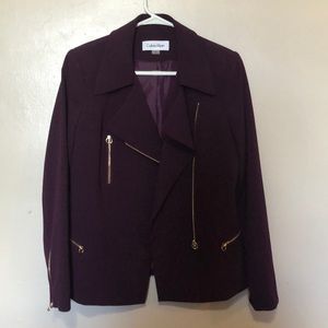 Plum blazer